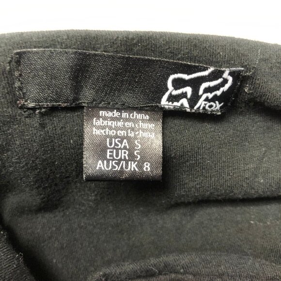 Fox Racing Black & Gold Strapless Mini Dress Size Small - Picture 6 of 12